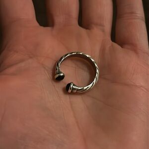 Silver Twisted Ring